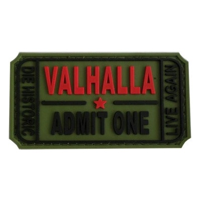 ARMED PATCHES PVC nášivka Valhalla, zelená – Zboží Dáma