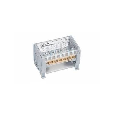 MOBLOCK 2-field distribution block 1000V 100A-7 2x25mm2 + 5x6mm2, TS35 MAB2100A18
