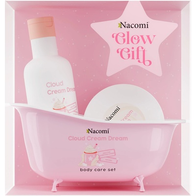 Nacomi Cloud Cream Dream sprchový gél Cloud Cream Dream 300 ml + krémové telové maslo Cloud Cream Dream 100 ml