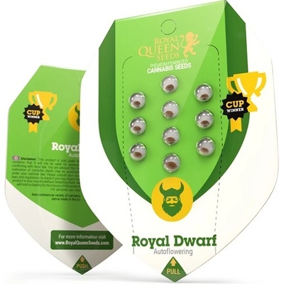 Royal Queen Seeds Royal Dwarf AUTO semena neobsahuji THC 1 ks – Zboží Mobilmania