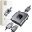 Tech-Protect HDMI Адаптер 2в1 4K 60HZ от Tech Protect HB07 - Space Grey (5906302360949)