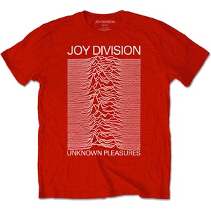 Joy Division Unknown Pleasures White On Red Red M Риза (JDTS04MR02)