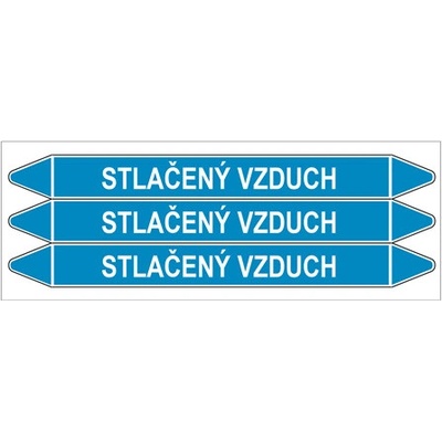 Nadrzenapalivo.cz Značení potrubí, stlačený vzduch,3 ks, 355 × 37 mm PZ 008332