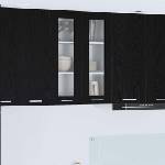 vidaXL Висящ шкаф Черния дъб 60 x 31 x 80 см Инженерна дървесина (884315)