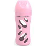 Twistshake Стъклено шише против колики Twistshake - Розово, 260 ml (78582) - ozone