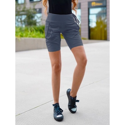 Neywer dámské funkční elastické sportovní kraťasy EG333 šedé