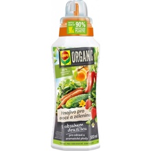 Compo Hnojivo pro ovoce a zeleninu Organic 0,5 l