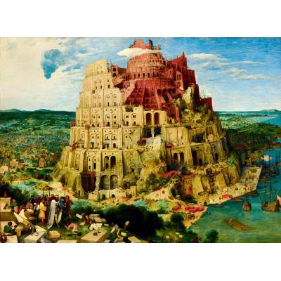 Bluebird Puzzle - Puzzle Brueghel: The Tower of Babel, 1563 - 3 000 piese
