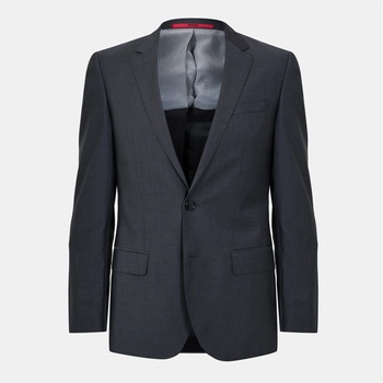 Hugo Сако Hugo Men's Structured Blazer - Dark Grey