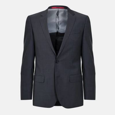 Hugo Сако Hugo Men's Structured Blazer - Dark Grey
