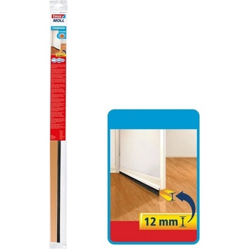 Tesa STANDARD Door Sealing rail comfort 40 mm x 1 m hnedá