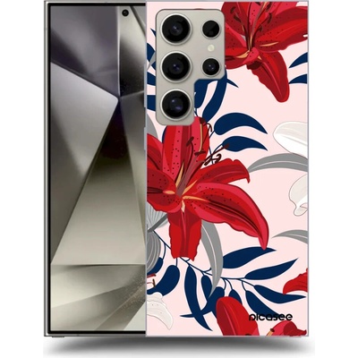 Picasee silikónové Samsung Galaxy S24 Ultra S928B 5G - Red Lily čiré