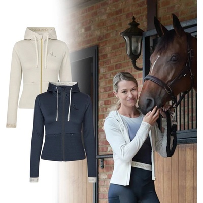 Kingsland Mikina Nena Fleece dámská beige rainy day – Zboží Dáma