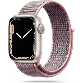 Tech-Protect Найлонова каишка за Apple Watch 6/7/8/9/10/SE (40/41/42 mm) от Tech-Protect Nylon - pink sand (795787713693)