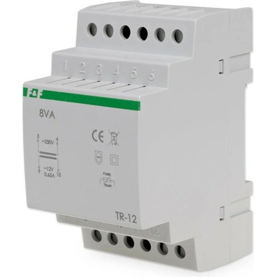F&F Zvonkový transformátor TR-12 230/12V 0,66A 8VA 1000780