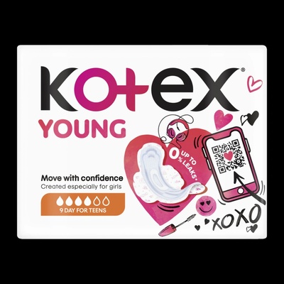 Kotex Young Day vložky 9 ks