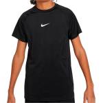 Nike Детска спортна тениска Nike Kid's Pro Dri-Fit Short-Sleeve Top Sport shirt - Black / White - размер XS (704-4928-0111)