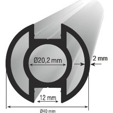 HK Zábradlí Sloupek zábradlí 40mm KS2406