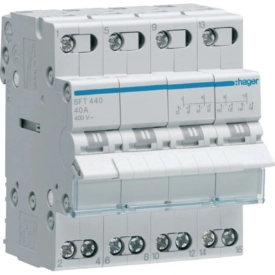 HAGER ТОВАРОВ ПРЕВКЛЮЧВАТЕЛ 4p/40a/400v (m041737)