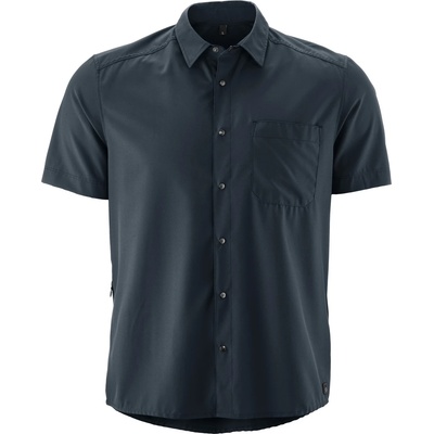 Gonso Мъжка фланелка с къс ръкав за колоездене Gonso Adventure Shirt Cycling jersey - Outerspace (056-3751-0311)