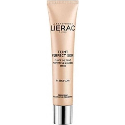 Lierac Tekutý rozjasňujúci make-up SPF20 Teint Perfect Skin Illuminating Foundation 01 Claire 30 ml