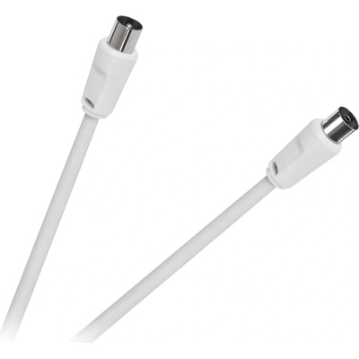 CABLETECH Biely anténny kábel, 1,5 m L-KPO2735F-1-5