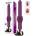 Action Roxer Heating, Thrusting & Vibrating Sex Machine with Remote Control Purple