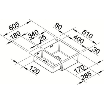 BLANCO CLARON 340/180-IF/A (521647)