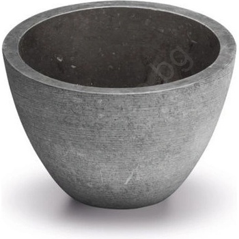 Bathco 00374 - Мивка за плот MIRAGE Ø 40 см камък/сива (BO0020)