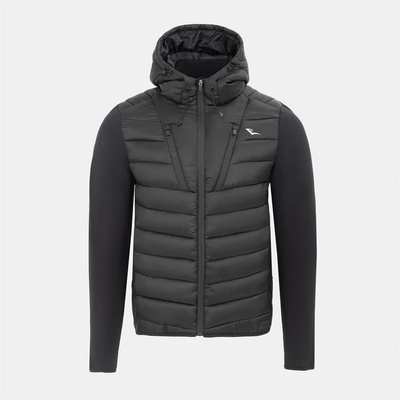 Everlast Яке Everlast Men's Hooded Full Zip Long Sleeve Hybrid Jacket - Black