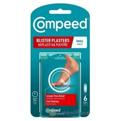 Compeed NÁPLASŤ na pľuzgiere na nohách MALÁ hydrokoloidná 6 ks