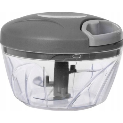 EH Excellent Houseware Ruční sekáček na zeleninu a ovoce, Ø 13 cm barva šedá
