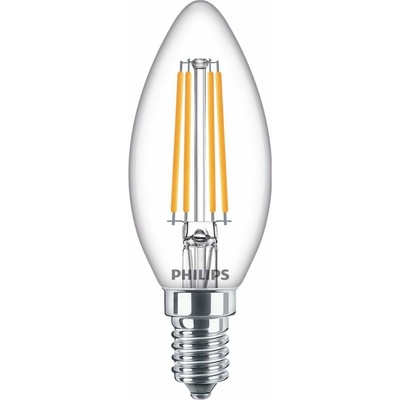 Philips LED žiarovka E14 B35 6,5W = 60W 806lm 2700K teplé vlákno