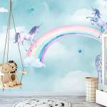 Art Gift Decor Фототапет Дъги и еднорози