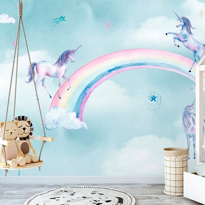 Art Gift Decor Фототапет Дъги и еднорози