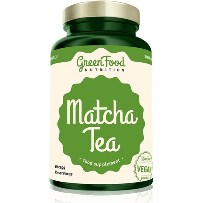 GreenFood Nutrition Matcha Tea podpora koncentrácie a duševného výkonu 92 g