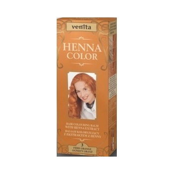 Venita henna color barvící balzám na vlasy 3 FIERY ORANGE 75 ml