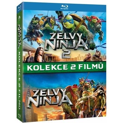Želvy Ninja 1+2 Kolekce BD 2 disky