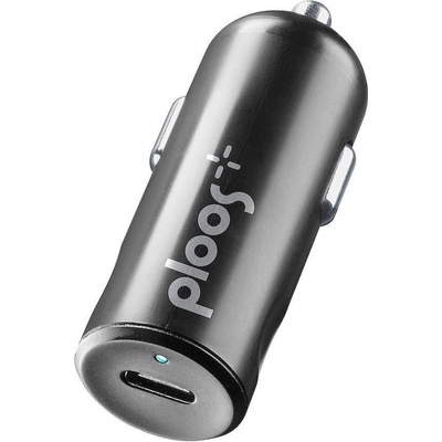Ploos Зарядно за кола Ploos - 8725, 12V PD, USB-C, 20W, черно (PLCCUSBCPD20WK)