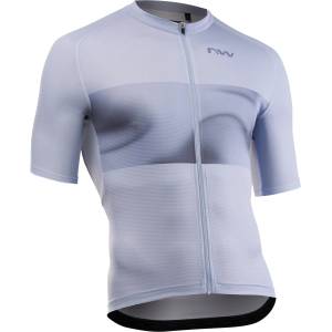Northwave Мъжка фланелка с къс ръкав за колоездене Northwave Force Evo Jersey Short Sleeve Cycling jersey - Ice Grey (056-3147-0911)