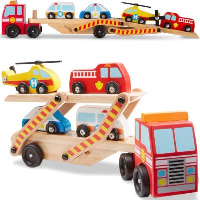 Melissa & Doug transportér záchranářských vozidel