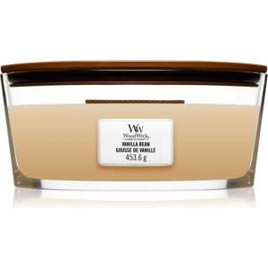 WoodWick Vanilla Bean ароматна свещ с дървен фитил (hearthwick) 453.6 гр