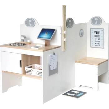 Viga Toys Игрален комплект Viga Toys - Медицински център с кабинети (44549)