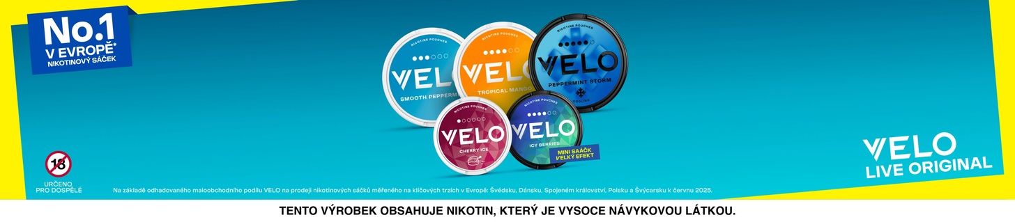VELO nikotinové sáčky