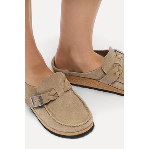 Birkenstock чехли сабо дамски от велур Buckley