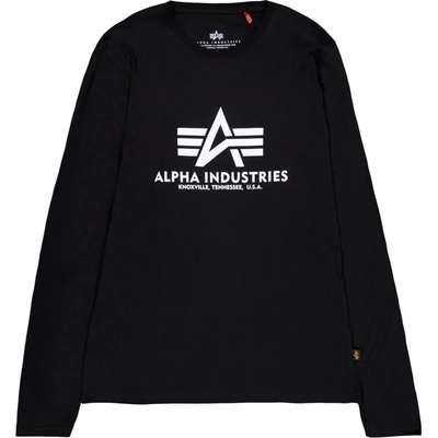 Alpha Industries tričko Big logo Longsleeve black