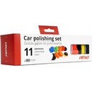 Leštící kotouče na auta AMiO Sada leštících kotoučů s adaptérem 9ks + kotouč 80mm + adaptér M14