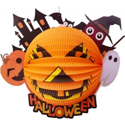 Lampion Halloween dýně, 40cm