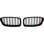  Комплект бъбреци съвместими с BMW 3 series F30/F31 2011+ черен лак с М цветове