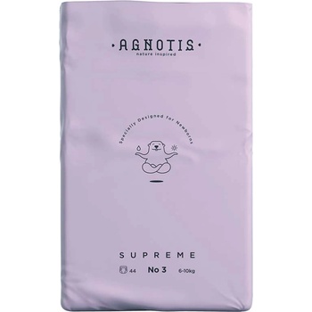 Agnotis Бебешки пелени Agnotis - Supreme, No 3, 6-10 kg, 44 броя (AGS3)